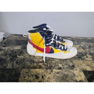 Size 12 - Nike Blazer Mid x Sacai Maize Navy 2019